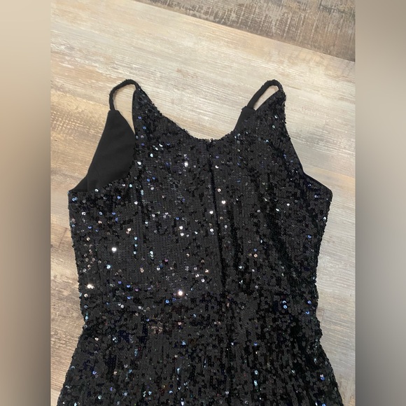 Dress the Population Womens Charlie Plunging Jumpsuit - Picture 4 of 5